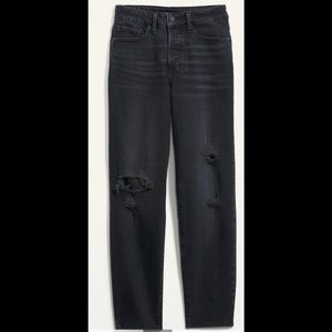 Old Navy High-Waisted O.G. Straight Button-Fly Cut-Off Jeans for Women